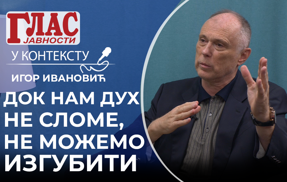 IGOR IVANOVIĆ: AKO IMATE SAMO PRIMITIVCE U POLITICI, ONDA NEMATE NI POLITIKU